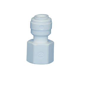 White Plastic <b>Quick</b> <b>Connector</b> 1 In Female Adaptor for Water Filter Parts Household Use - Product Image 2