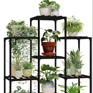 Supports de jardinières modernes multicouches abordables étagère pour pots de fleurs en métal au prix de gros - Product Image 5