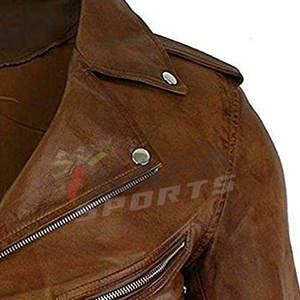 Veste de moto pour hommes Veste de moto à manches longues de haute qualité personnalisée - Product Image 3