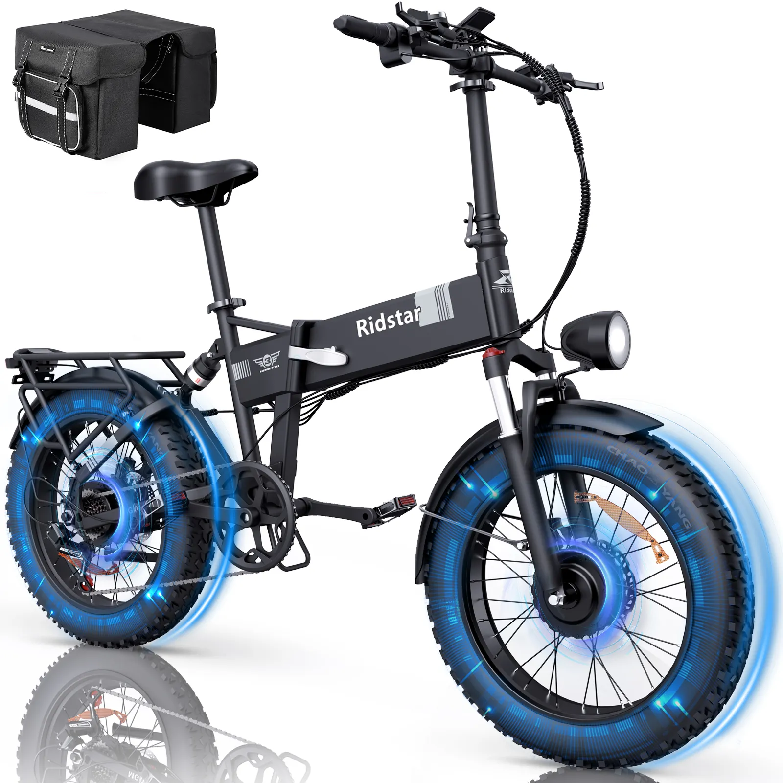 Sepeda kota listrik 48V 23Ah, dengan Hub Motor belakang 2000W, baterai Lithium ganda terintegrasi 7 kecepatan