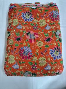 Top Rated Pure Crepe Flower Embroidered Breathable Eco-Friendly Fabric Position Print Natural <b>Textile</b> Home <b>Textile</b> Designer - Product Image 6