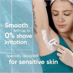 Gillette-Recargas de cuchillas de afeitar Venus Pro Smooth Sensitive para mujer, paquete de 10, 5 cuchillas para un afeitado suave y duradero - Product Image 4