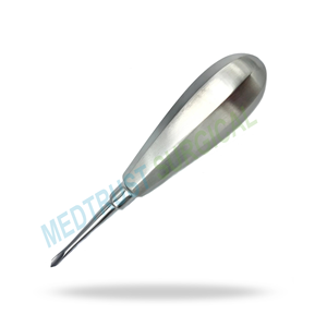 Élévateur dentaire vétérinaire standard à pointe d'aile de 3 mm pour luxation et élévation chez les petits animaux - Product Image 3