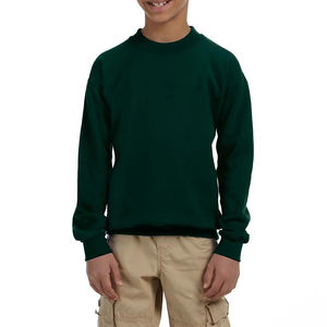 Sudaderas de lana para niños con logotipo personalizado, jersey de cuello redondo de algodón suave, sudadera Lisa para bebés y niñas - Product Image 3