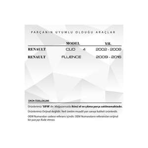 Câble d'ouverture interne pour Renault Clio 4, Fluence - Product Image 5