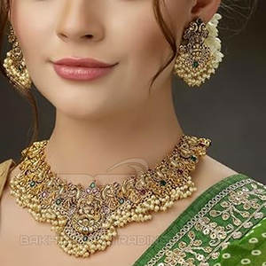 Conjunto de Joyas de Boda 2026 para Mujer, Collar y Aretes de Cristal, Conjunto de Joyas de Novia de Lujo, Collar y Aretes Chapados en Oro - Product Image 2