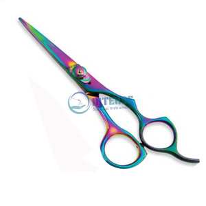 Ciseaux de coupe de cheveux professionnels en acier inoxydable avec lame de rasoir tranchante - Product Image 1