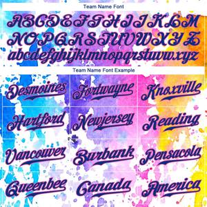 Camiseta de Béisbol Personalizada Blanca con Diseño de Patrón 3D en Rosa Real, Auténtica, Transpirable, Estampada, Talla Grande - Product Image 5