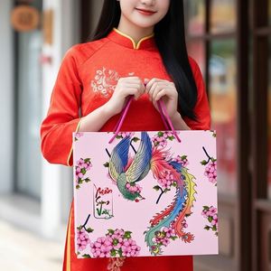 Custom Hot Stamping Luxury Gift Art <b>Paper</b> Bag with Logo <b>Laminated</b> Eco-Friendly & Recyclable for Package and Decoration - Product Image 5