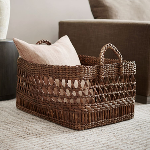 ชุดตะกร้าเก็บผักตบชวาธรรมชาติเป็นมิตรกับสิ่งแวดล้อมชุด3มือคุณภาพสูงจากโรงงานเวียดนามดีไซน์สะดุดตา - Product Image 2