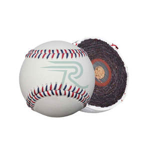 Razorts International BB013 Pelota de béisbol de cuero hecha a mano ligera de alta calidad-Logotipo personalizado Uso de entrenamiento de tamaño personalizado para - Product Image 1