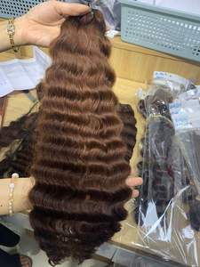 Paquets de cheveux humains vietnamiens naturels-Cheveux noirs à coudre-Vente en gros de cheveux droits/bouclés/ondulés - Product Image 5