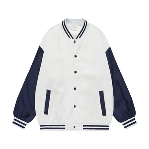 Meilleur prix veste universitaire pour femmes tenue décontractée séchage rapide matériau respirant motif solide col montant laine quantité en vrac teinture - Product Image 1