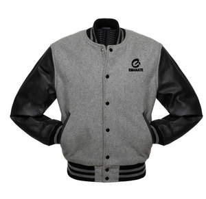 Chaquetas Bomber de Béisbol de Fabricante Profesional, Embalaje Personalizado, Mangas de Algodón para Hombre, Bolsillo Delantero, Transpirable, Resistente al Viento - Product Image 1