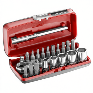 Kit de sujeción/apriete con llave de carraca compacta Facom de 1/4'' - Product Image 2