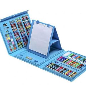 Juego de 208 Pinceles, Juego de Marcadores de Arte para Niños, Plumas de Acuarela para Estudiantes, Caja de Regalo para la Temporada de Apertura - Product Image 1