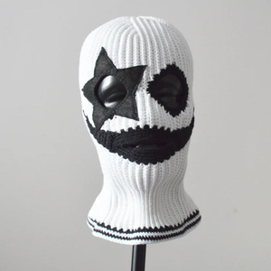 Balaclava de ski personnalisée en gros, 100% polyester, unisexe, de haute qualité, tricotée, 3 trous, logo de groupe, usage quotidien en extérieur - Product Image 5