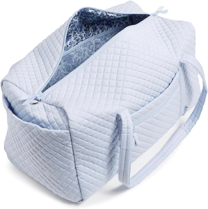 Bolsa de Deporte Acolchada Azul Claro, Bolsa de Viaje Deportiva con Cierre de Cremallera de Gran Capacidad, Bolsa de Gimnasio Portátil para Mujer - Product Image 3