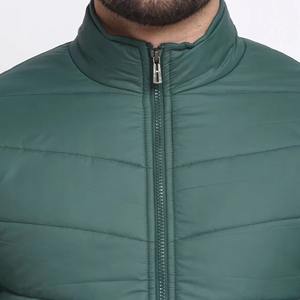 2025 <b>Top</b> Selling Custom Design <b>Men's</b> Hooded Winter Puffer Jacket Canvas Fabric Front Logo High Quality - Product Image 5