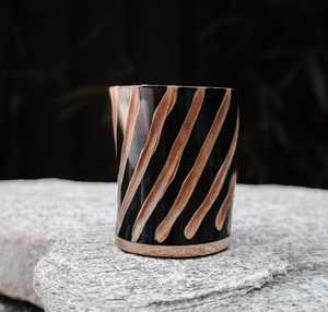 Taqi แก้วรูปเขาควายแกะสลักด้วยมือสำหรับดื่มทองเหลืองแบบพรีเมียมทำจากแก้วรูปหมีปั้นไวน์ - Product Image 4