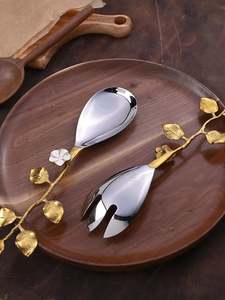 Cuchara de metal para uso diario Juegos de cucharas increíbles de acero espejado hechos a mano de La India - Product Image 3