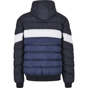 Chaqueta acolchada de invierno personalizada para hombre, nuevo diseño, tela de lona estilo burbuja - Product Image 4