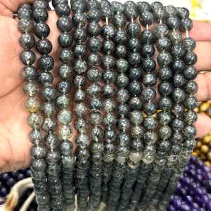 Perles rondes de 8 mm de pierres naturelles mélangées de meilleure qualité pour la fabrication de colliers de perles de pierres précieuses disponibles à la vente - Product Image 5