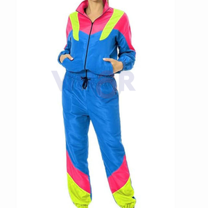 High Quality Custom <b>Womens</b> Printed Plus Size Windbreaker 2 Piece Set <b>Nylon</b> Water Repellent Breathable Windproof Tracksuits Set - Product Image 3