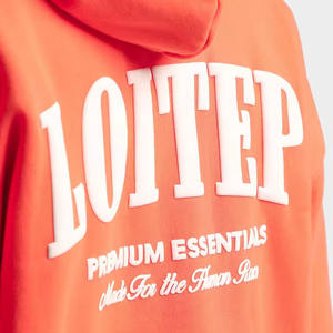 Sweat à capuche matelassé ultra chaud, doublure thermique confortable, respirant, coupe ajustée, manches longues, pour l'hiver - Product Image 3