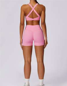 Wholesale Custom Elastic Women Gym Fitness Yoga Sets High Impact Sports <b>Bra</b> for Women - Product Image 2