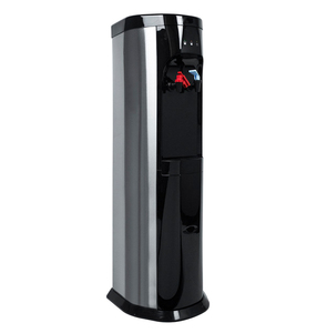 Distributeur d'eau chaude et froide POU de qualité standard avec compresseur et filtre à charbon Elegance Black pour un usage domestique - Product Image 1