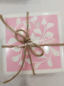 Posavasos de taza con incrustaciones de hueso de diseñador de alta calidad/esteras y almohadillas última fabricación al por mayor - Product Image 5