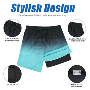 Pantalones activos con logotipo personalizado de verano 2025, pantalones cortos con cintura elástica, pantalones cortos para correr para hombre, pantalones cortos de alta calidad al por mayor - Product Image 4