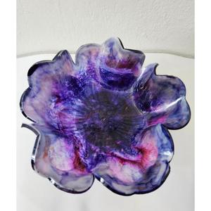 Nouveau bol de service en résine design fait main rouge minimaliste d'une seule pièce avec une qualité et un matériau supplémentaires à très faible coût - Product Image 2