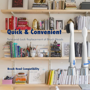 Electric <b>Toothbrush</b> <b>Head</b> for Safe Protected Use Rounded Edges Medium Bristle for Hotels Outdoor Use Replacement <b>Toothbrush</b> <b>Head</b> - Product Image 2