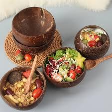 Cuenco de cáscara de coco de ensalada natural de alta calidad de Vietnam, CUENCO DE cáscara de coco ecológico - Product Image 5