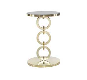 Best Interior Black Metal <b>Nesting</b> <b>Table</b> with <b>White</b> Marble Top Velvet Side & Coffee <b>Table</b> Decoration Furniture - Product Image 1