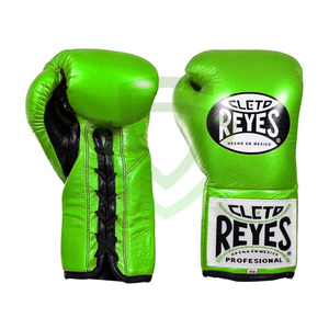 Gants de boxe professionnels en cuir de buffle pour adultes, avec fermeture, évacuation de l'humidité, options personnalisables, haute qualité - Product Image 1