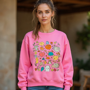 Venta al por mayor de algodón de lana Rhinestone sudaderas señoras transpirable ligero Casual Slim Fit Rhinestone sudaderas mujeres - Product Image 2