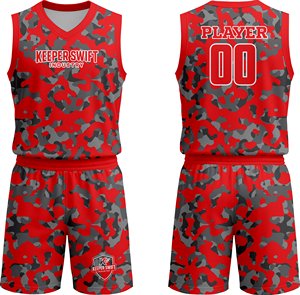 ชุดบาสเก็ตบอลคุณภาพดีที่สุดสำหรับผู้ชาย ระบายอากาศได้ดี ผลิตจากโพลีเอสเตอร์ 100% ผลิตในประเทศปากีสถาน - Product Image 1