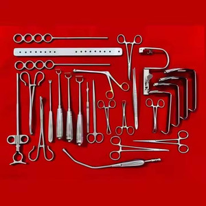 Juego Profesional de Cirugía de Amígdalas y Adenoides de 27 Piezas - Instrumentos Quirúrgicos ORL Completos - Herramientas de Operación Pediátrica de Acero Alemán - Product Image 2