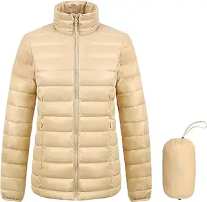 OEM Design Personalizado Inverno Casaco Quente Casual Autumn Stand Collar Puffer Chapéu Grosso Pato Branco Parka Masculino Casaco de Inverno para Baixo dos homens