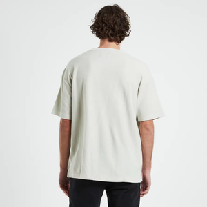 Camiseta de gran tamaño con hombros caídos para hombre, logotipo personalizado, 100% algodón, holgada, ropa informal de verano - Product Image 2