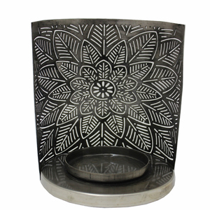 Assiette de service ronde en fer en vrac en gros, couleur nickel-argent, assiettes de service pour la maison, la cuisine et la table faites à la main en vrac - Product Image 5