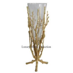 Jardinières de présentation de fleurs Fourniture en usine Ensemble de 3 plaques de cuivre de tailles différentes et vase design martelé Vase design attrayant - Product Image 3