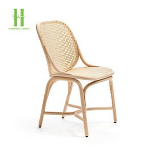 Chaise de salle à manger en rotin de qualité supérieure, design tissé, design moderne, meubles OEM personnalisés pour hôtel, salon, décoration intérieure HNH - Product Image 3