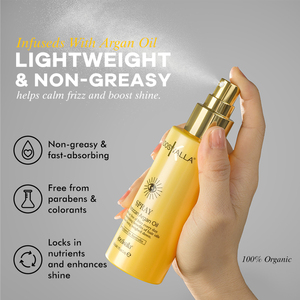 Niebla de fragancia para el cabello ligera de salón profesional 120ml Spray de Perfume para el cabello con aceite de argán de larga duración sin alcohol - Product Image 2
