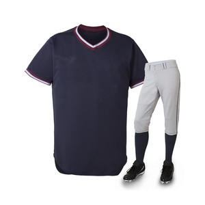 Uniforme de Softbol Femenino Personalizado de Primera Calidad, Conjuntos Transpirables Estampados con Cuello en V, Logotipo Personalizado, Color, 100% Poliéster - Product Image 4