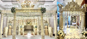Conjunto de Mandap Maharani para Bodas en Interiores, Suministros para Estados Unidos, Hermosos y Lujosos Mandaps Tradicionales Indios Jodha Akbar, Decoración para Irlanda - Product Image 2