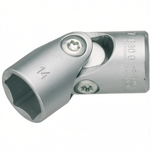 Hazet 3/8'' <b>Universal</b> Joint <b>Socket</b> 6-Point Hexagonal with Hinge Square and Traction Profile - Product Image 3